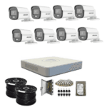 Hikvision 8 Channel 8 2MP Colorvu Complete CCTV KIT