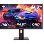 KTC 27GS950 Gaming Monitor, 27" Fast HVA Display, QHD Resolution, 240Hz Refresh Rate, Black