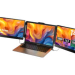 Maxfree S2 14" Triple Screen Laptop Monitor Extender-Portable and Foldable (New)
