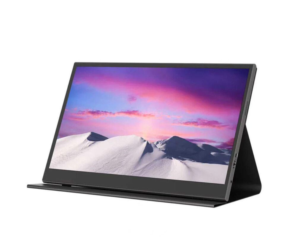 Display Single Display Portable Single Monitor Display 15.6 Inch built-in Speakers & Case ...